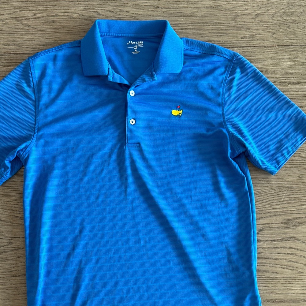 Masters Medium Blue Polo Shirt